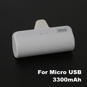 3300Mah Mini Portable Power Bank Voor Iphone 12 Pro Xiaomi Oppo Samsung Externe Batterij Outdoor Telefoon Oplader Backup Powerbank