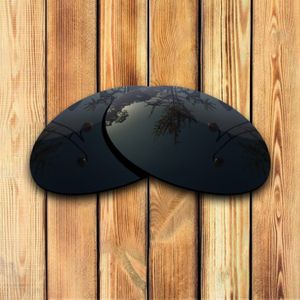 100% Precies Gesneden Gepolariseerde Vervanging Lenzen Voor Romeo 1 Zonnebril Effen Zwarte Kleur-Keuzes