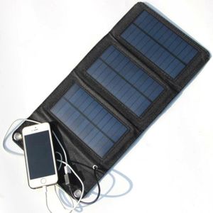Zonnepaneel Doorwaadbare en Portable Solar Charger 5 W USB Outdoor Opvouwbare Lader Tas Opladen Voor Xiaomi iphone/samsung/huawei /htc
