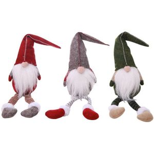 Kerst Pop Speelgoed Kerstman Sneeuwpop Elanden Kerstboom Opknoping Ornament Decoratie Voor Thuis Xmas Party Christmas