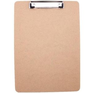 Verdikte Hout Clip Board Plastic A4 Klembord Voor Memo Papier Bestanden Holding Kantoor Schoolbenodigdheden