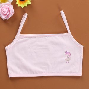 5Pcs Tienermeisjes Ondergoed Draadloze Kids Training Beha Training Bras Kinderen Puberteit Ondergoed 8-16 Jaar Meisjes Bras