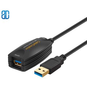 5M Actieve Usb-verlengkabel USB 3.0 Extender Man-vrouw Cord met Signaal Booster Compatibel met Oculus Rift, xbox, PS4