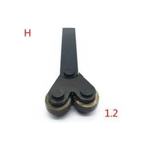 Dual wiel opruwen 1.2mm Wiel Lineaire Pitch opruwen in draaibank opruwen tool knurl voor draaibank draaibank gears