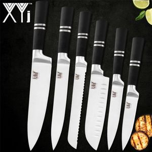 XYj Keukenmessen Paring Utility Santoku Chef Snijden Brood Rvs Messen Keuken Gereedschap Accessoires