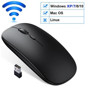 Draadloze Muis Bluetooth Muis Computer Usb Muis Gamer Ergonomisch Stille Mause Oplaadbare Muizen Wireless Optical Voor Pc Laptop