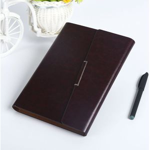 Agenda A5 Leer Notepad Losbladige Cover Business Planner Notebook Met Slot Dagboek Kantoor Losbladige Reizigers notebook