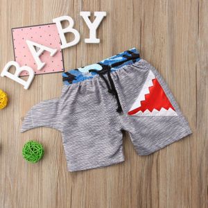 Trend Kinderen Baby Jongens Zwembroek Leuke Haai Patroon Elastische Taille Summer Swim Shorts 80 -140 Cm