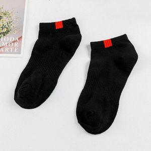 10 Stuks = 5 Paren/partij Zomer Katoen Man Korte Sokken Mode Ademende Sport Boot Sokken Comfortabele Casual Sokken Mannelijke Witte zwart