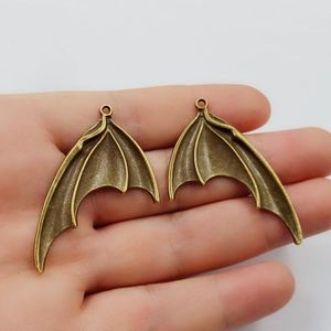 6 Stuks (3 Paar) Bat Wings Charms,Wings Charm, Antieke Maken Hanger Fit, sieraden Maken, Diy Bevindingen Handgemaakte Sieraden