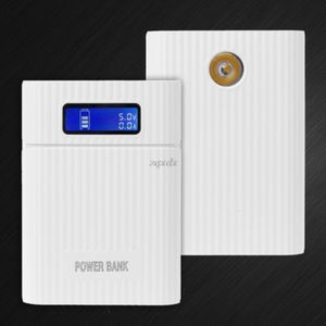 Anti-Reverse Diy Power Bank Box 4X18650 Batterij Lcd Display Dual Usb Charger Voor Iphone Smartphone Tablet rental &