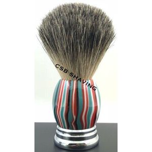 Csb Dassenhaar Scheerkwast Knoop 20 Mm Metalen Hars Handvat Kapper Hair Salon Shave Nat Tool