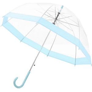 Transparante Paraplu Meisjes Jongens Apollo Cartoon Dolfijn Kinderen Paraplu Semi-Automatische Regen Paraplu Voor Kids