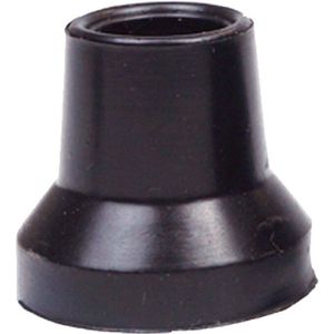 Rubber Wandelen Wandelen Stick End Cover Tips Cane Kruk Pad Rubber Zware Metalen Ferrule End Bodem Antislip