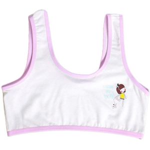 Tiener Baby Meisjes Mooie Cartoon Print Ondergoed Training Beha Unpadded Vest