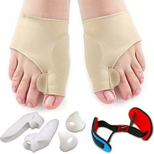 7 Stks/set Soft Bunion Protector Toe Straightener Toe Scheiden Silicone Teenseparators Duim Voetverzorging Voet Pijn Easese