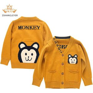 Infant child han edition knit long-sleeve cartoon 0 to 3 years old in the spring and autumn winter warm sweater