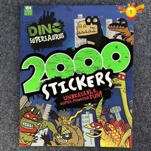 2000 Stickers Engels Activiteit Boek Voor Kinderen/Dier/Prinses/Boerderij/Alien/Halloween Stickers Voor Jongens en Meisjes Speelgoed