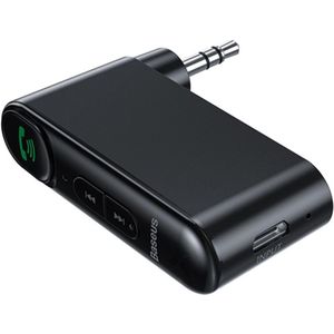 Baseus Aux Auto Bluetooth-Compatibele Ontvanger 3.5Mm Draadloze Audio-ontvanger Auto Kit Adapter Handsfree Luidspreker Met Mic