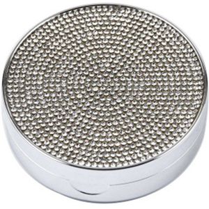 1 Pc Parel Diamant Contact Lens Case Persoonlijkheid Met Make Up Spiegel Vrouwen Metgezel Doos Portabletravel Kit Doos Verkoop