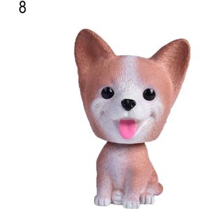 Авто Аксессуары Mooie Swingende Hoofd Simulatie Hond Puppy Auto-interieur Dashboard Ornament Для Автомобиля Аксессуары