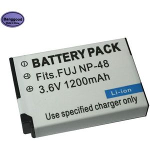 3.6V 1200Mah NP-48 FNP48 NP48 Digitale Camera Batterij Pack Voor Fujifilm XQ1 X-Q1 XQ2 X-Q2