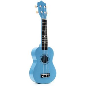 21 Inch Ukelele Sopraan Basswood Akoestische Nylon 4 Strings Ukulele Kleurrijke Mini Gitaar Voor Kinderen Met Snaren En Picks