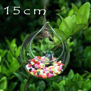 1 Pc Bloem Opknoping Vaas Glas Planter Plant Terrarium Container Tuin Home Party Bruiloft Decor Creatieve Opknoping Plantenbakken Potten