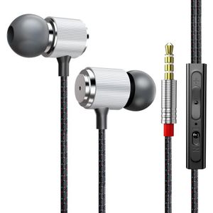Hoge Guality Bedrade Hoofdtelefoon Metal Subwoofer In Ear Afstandsbediening Muziek Headset Spel Oortelefoon Voor Microfoon TXTB1