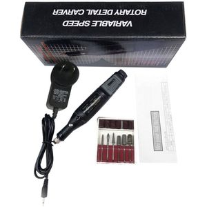 1 Set Professionele Elektrische Nagel Boor Machine Kit Mill Cutter Pedicure Nagelvijl Manicure Machine Polish Schuren Nail Art Gereedschap