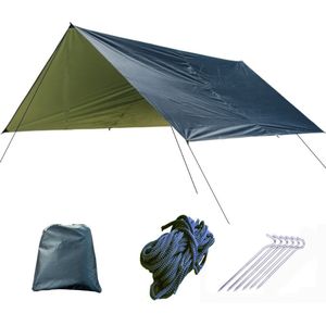 3*3 M Zonnescherm Luifel Zonnescherm Tent Uv-bescherming Outdoor Camping Hangmat Regendicht Regen Camping Luifel