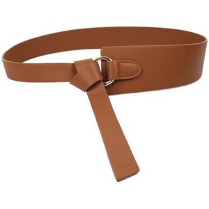 Zwarte Brede Corset Lederen Riem Vrouwelijke Tie Obi Tailleband Dunne Bruine Boog Leisure Riemen Voor Vrouwen Trouwjurk Tailleband lady