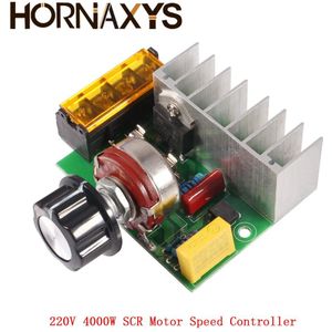 220V Ac 4000W Scr Motor Speed Controller Elektrische Voltage Regulator Dimmers Dimmen Speed Met Temperatuur Verzekering