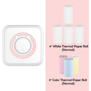 C15 Pocket Thermische Printer Draagbare Mini Draadloze Bt Connect 200Dpi Foto Label Memo Verkeerde Vraag Afdrukken