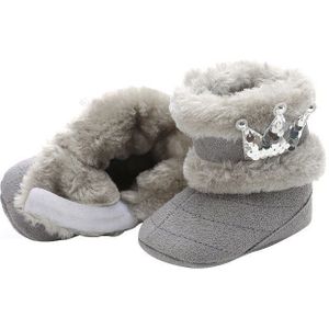 Pasgeboren Baby Booties Jongen Meisje Wieg Kinderwagen Schoenen Winter Zachte Snowboots Prewalker