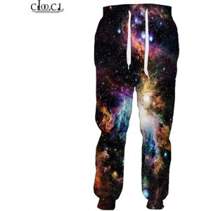 Universum Outer Space Sterrenhemel Broek Mannen Vrouwen 3D Print Casual Joggingbroek Hip Hop Streetwear Stijl Jogging Broek T409