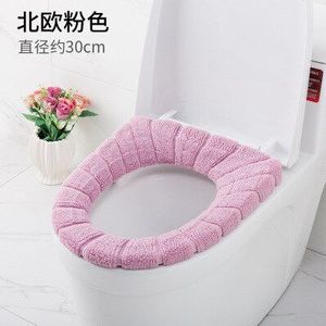 Universele Toiletbril Warm Winter Toilet Seat Cover Dikke Wasbare Toilet Seat Nordic Pompoen-Vormige Toiletbril