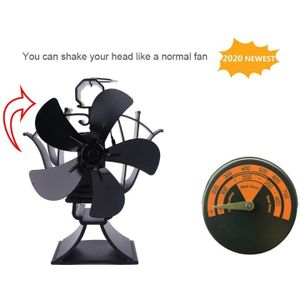 Magnetische Haard Ventilator Kachel Thermometer Voor Log Hout Brander Temperatuurmeter 6XDD