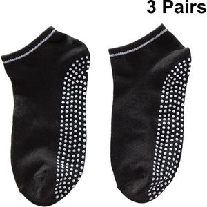 3 Paar Unisex Sokken Katoen Antislip Ballet Dans Fitness Yoga Sport Gripper Sokken