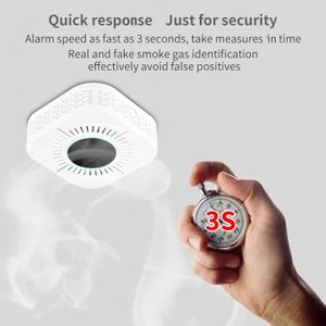 Thuis 2-In-1 Composiet Co Koolmonoxide & Rookmelder Sensor Multifunctionele Fire Beveiliging Detector Alarmerende Detectoren