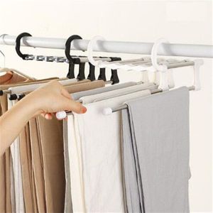 Hanger Kleding Opslag 5 Tier Draagbare Multifunctionele Rvs Broek Broek Kleren Drogen Organisatie Haken