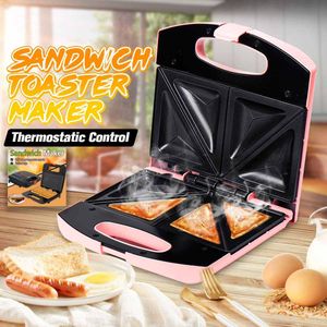 Elektrische Sandwich Maker 2 Dual Toast Grill Non Stick Oppervlak Broodrooster 220V