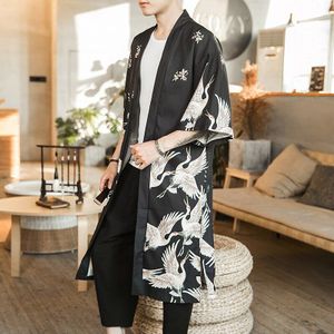 Yukata Haori Mannen Japanse Kimono Vest Mannen Samurai Kostuum Kleding Kimono Jas Heren Kimono Shirt Yukata Haori