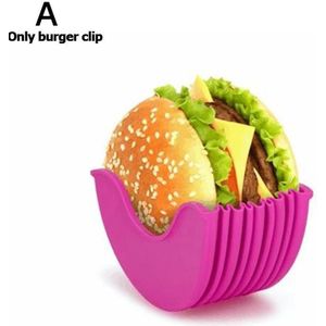 Burger Buddy Burger Vaste Doos Sandwich Opslag Hamburger Siliconen Plank Hamburger Doos
