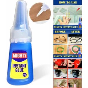 20G Mighty Instant Lijm Snelle Fix Snelle Lijm Sterker Super Lijm Multifunctionele Nail Art Handgemaakte Houten Producten