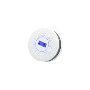 2 In 1 Led Digitale Gas Alarm Co Koolmonoxide Rookmelder Smart Voice Waarschuw Sensor Home Security Bescherming Hoge gevoelige