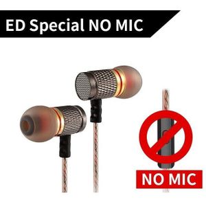 Kz Ed Speciale Editie Vergulde Behuizing Oortelefoon Met Microfoon 3.5 Mm Hd Hifi In Ear Monitor Bass Stereo Oordopjes voor Telefoon