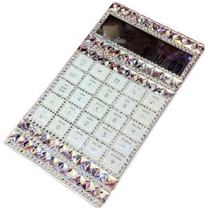 Creatieve stok boor rekenmachine strass ultra-dunne perpetual kalender multifunctionele diamant