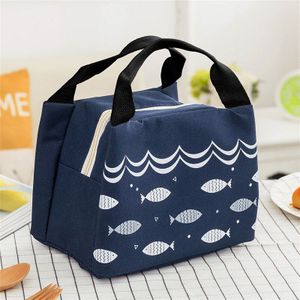 Japan Picknick Tas Voor Outdoor Draagbare Lunch Geïsoleerde Tas Waterdichte Thermische Box Cooler Tote Voedsel Strand Tassen Voor Camping Wandelen