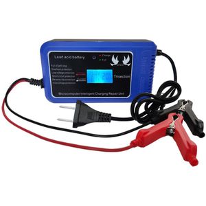 12V 10A Intelligente Repareren Autolader Met Led Display Motorcycle & Auto Acculader Lood-zuur Batterij Oplader